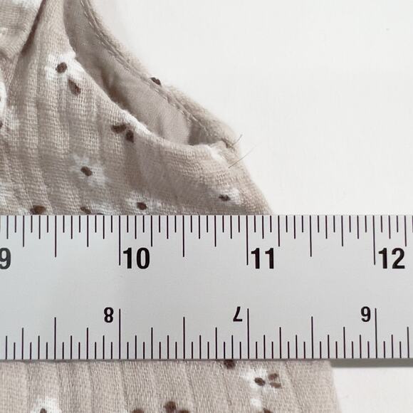 Rachel Ashwell 3T NEW Toddler Girls Beige Floral Ruffle Dress - Picture 10 of 11